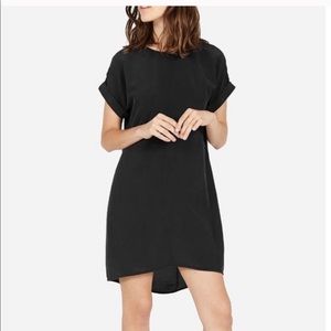 Everlane silk dress in black | small